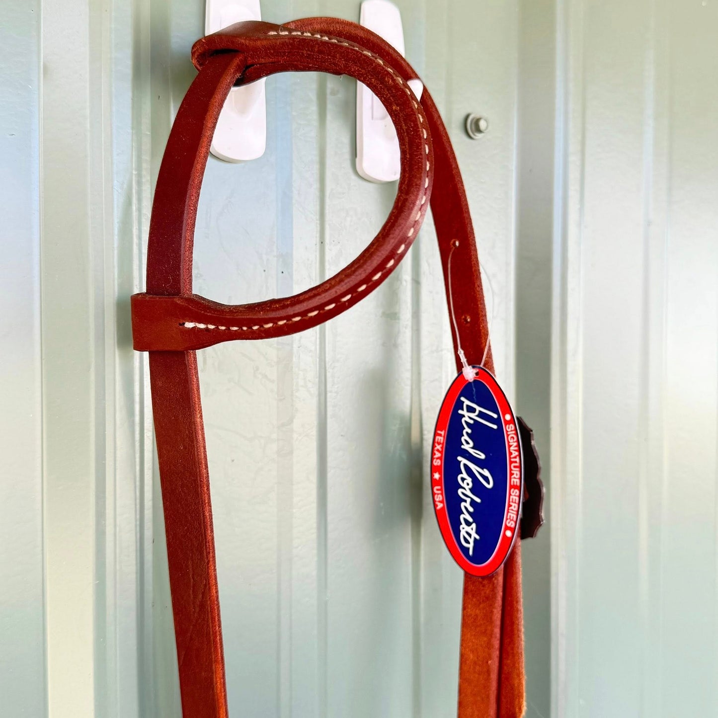 Western headstall with quick tie ends handcrafted in the USA