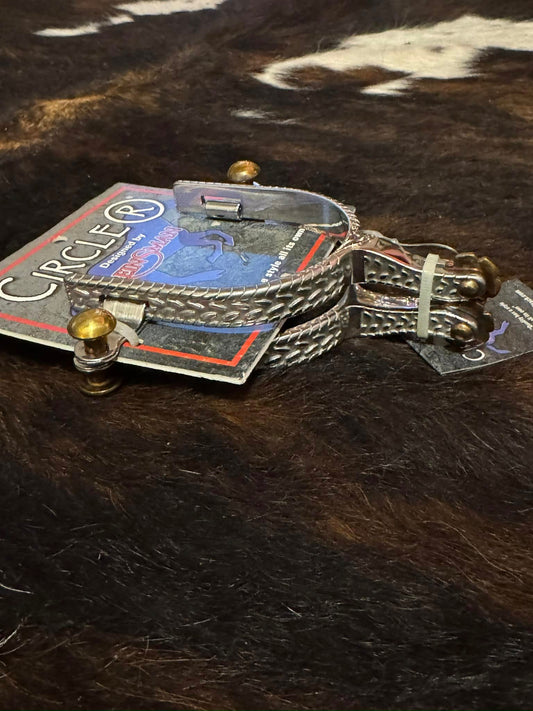 Circle R Engraved Spurs