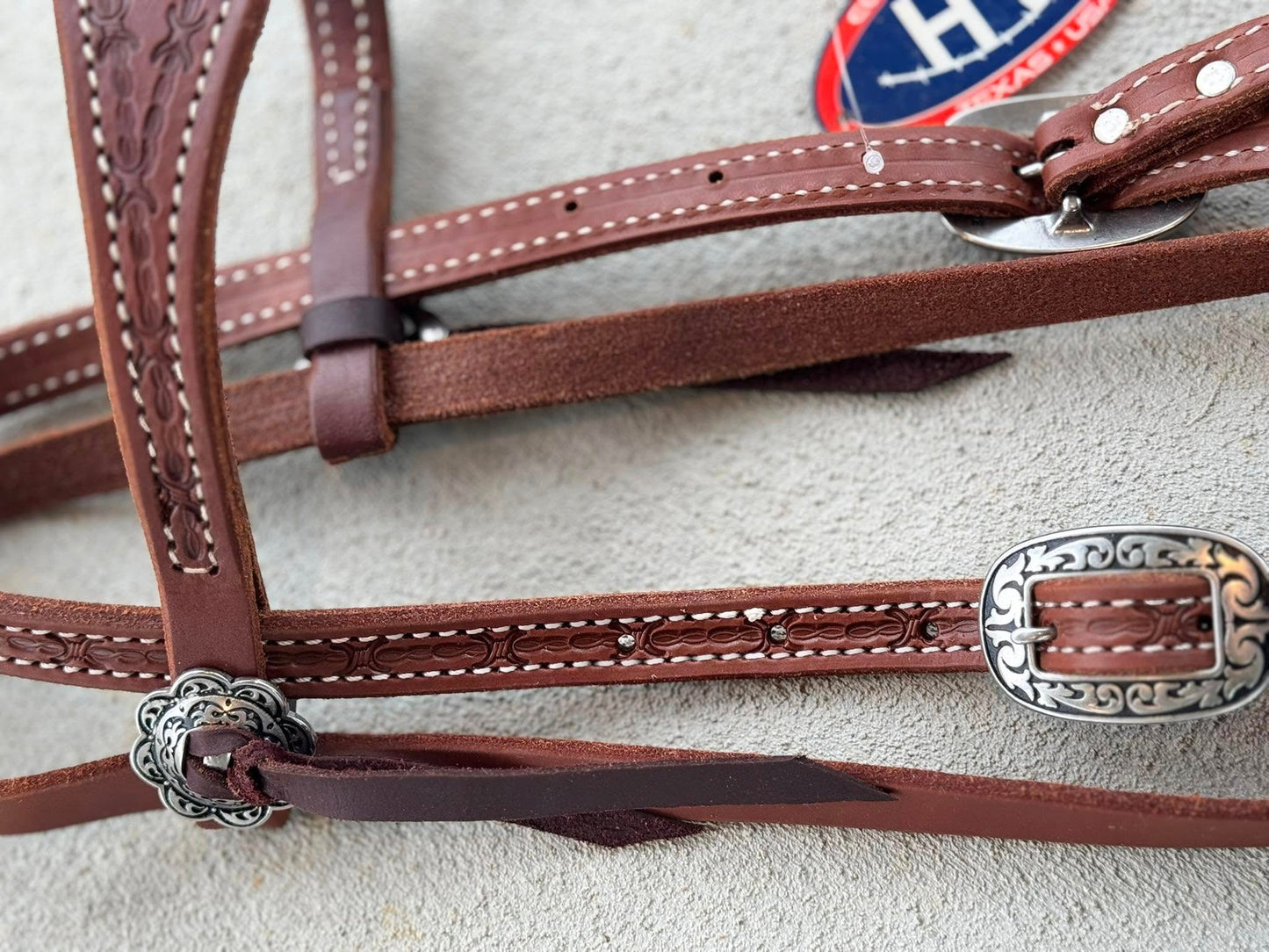Barbed Wire Quick Change Browband Headstall