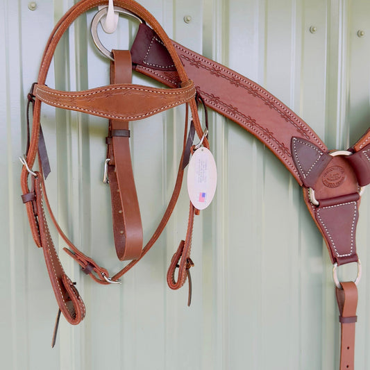 Champion Roper Breast Collar with Matching Headstall