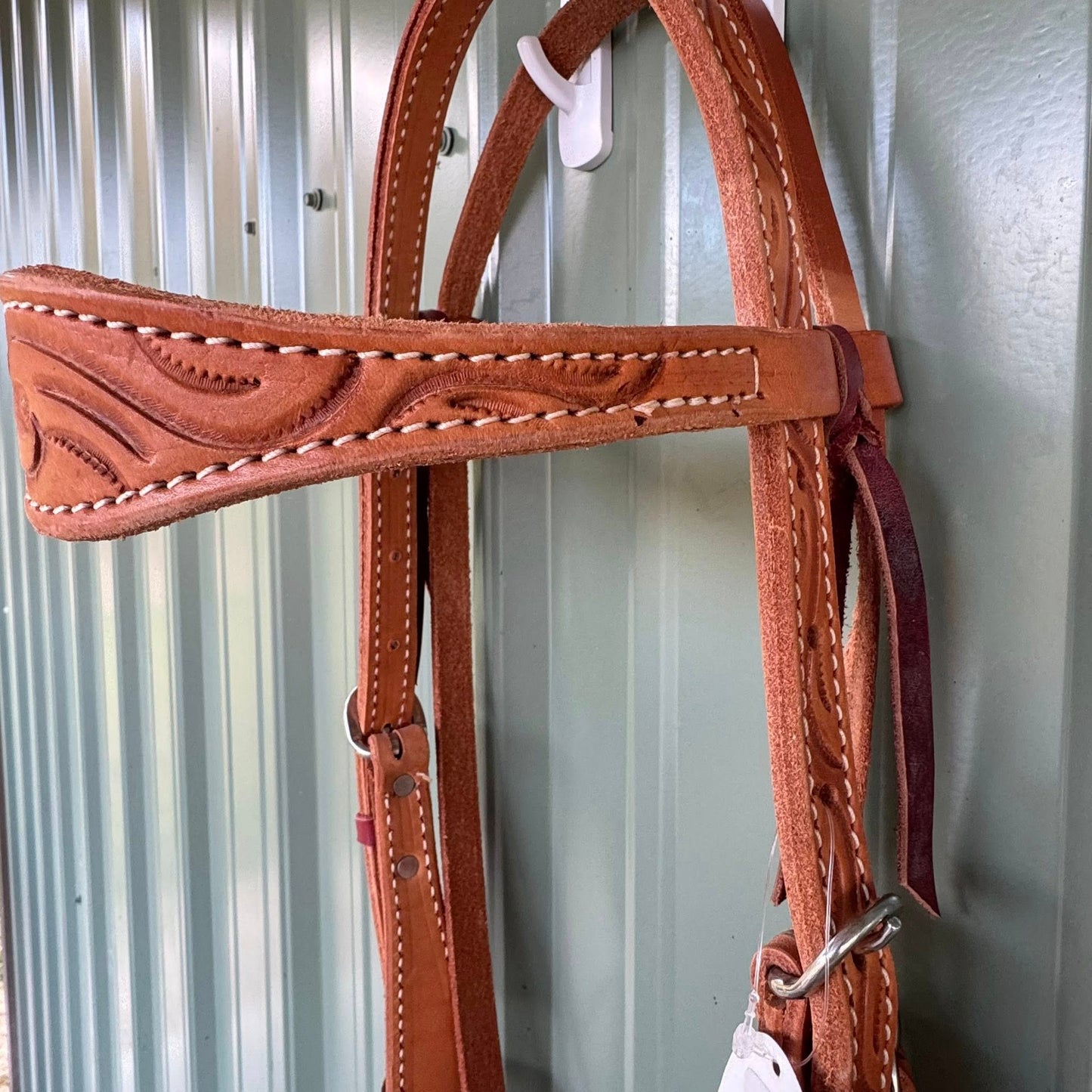 Close up of hand tooling