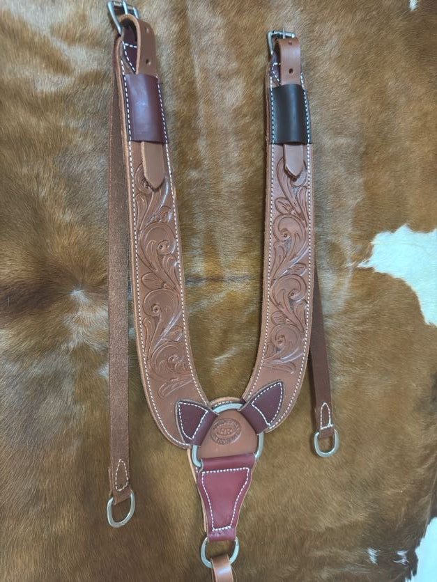 Premium medium brow leather with double stitching