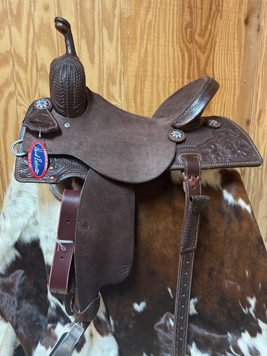 HR Barrel Racing Saddle Chocolate