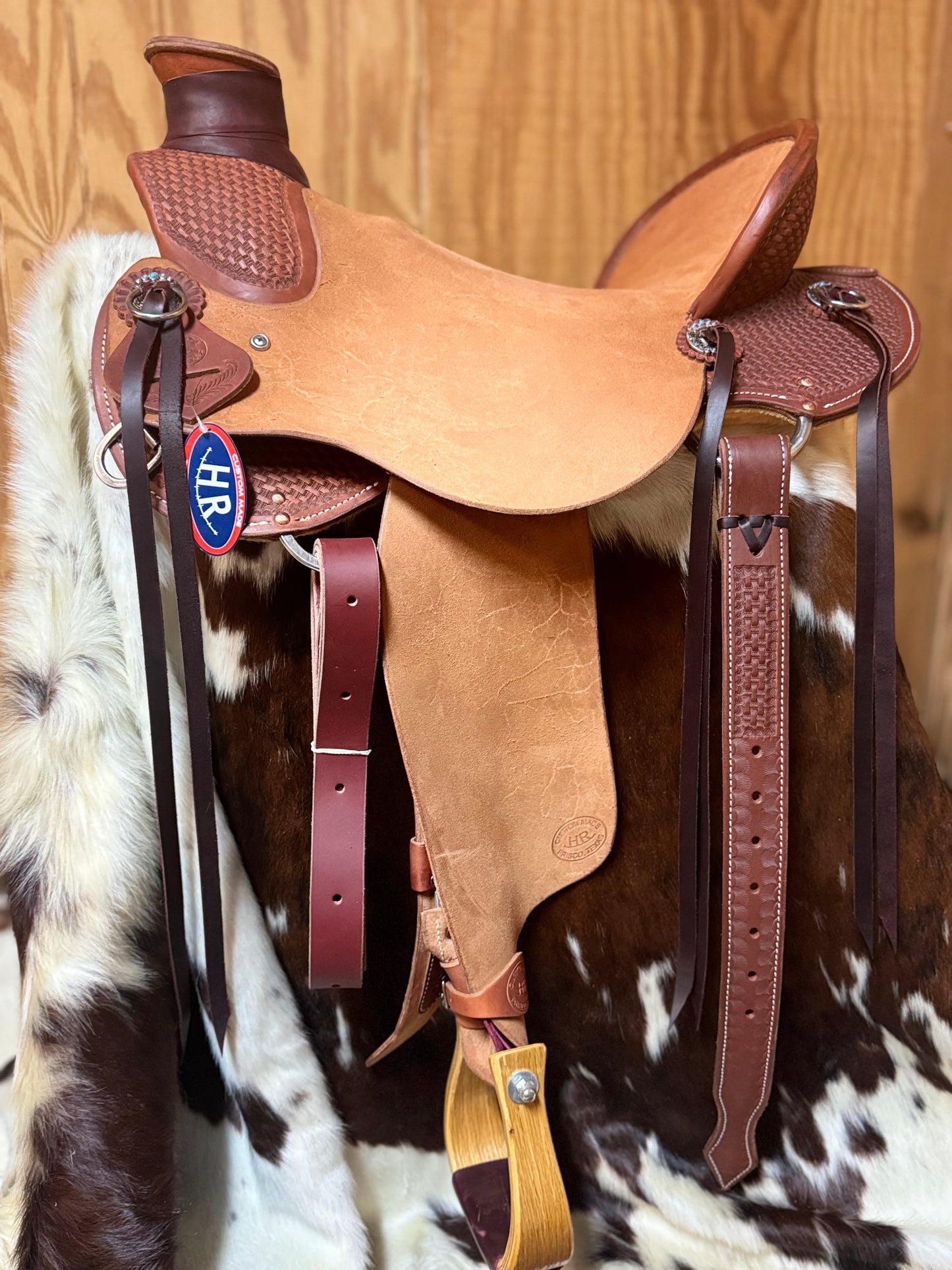 HR Staci Wade Saddle lightweight Herman Oak leather under 30 lbs