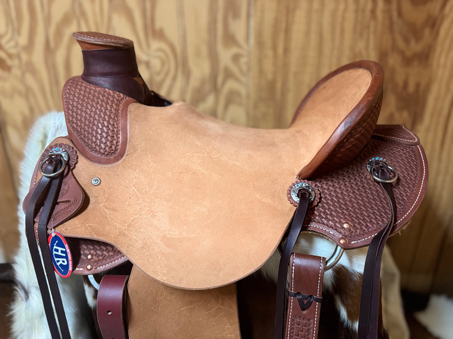 HR Staci Wade Saddle lightweight Herman Oak leather under 30 lbs